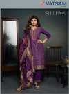 Shilpa 9 By Vatsam Viscose Dola Embroidery Readymade Suits Wholesalers In Delhi